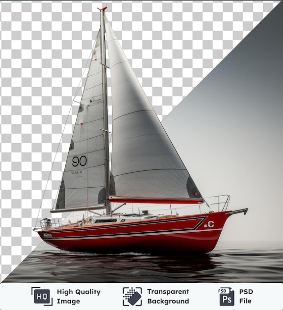 PSD psd mit transparenter realistischer fotografie yachtkapitän_s yachtrennen