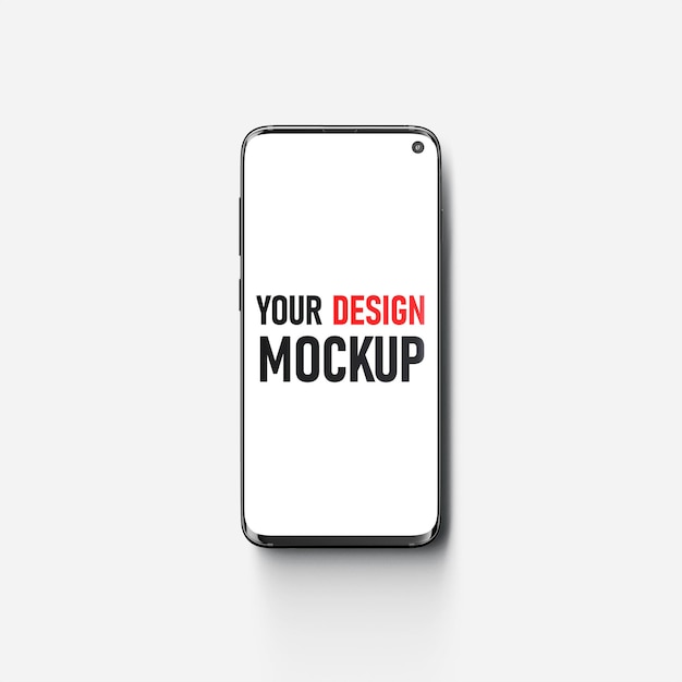 PSD-Mockup für ein Smartphone