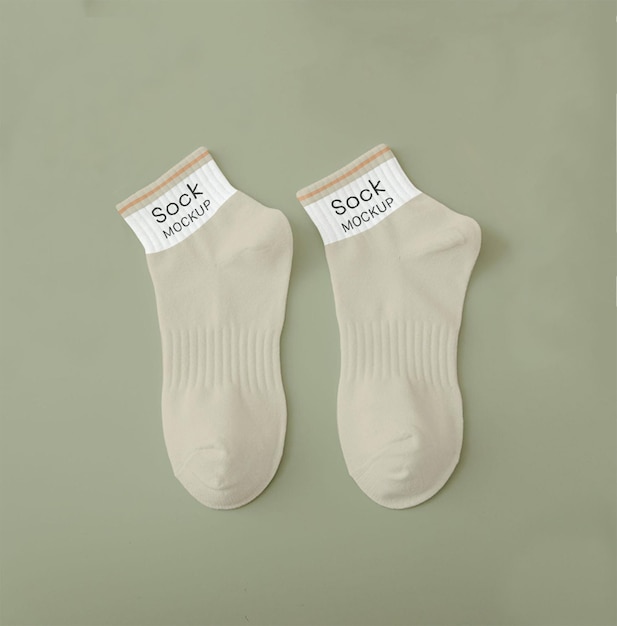 PSD-Mockup für kurze Socken