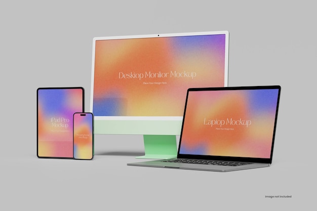 PSD-Mockup für mehrere Geräte