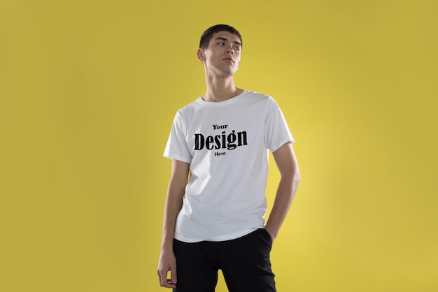 PSD psd-mockup-tshrit für männer