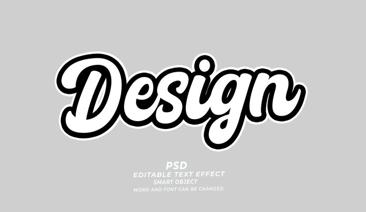 PSD psd modello di progettazione photoshop per effetti di testo modificabili