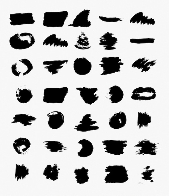 PSD-Naturpinsel-Icon-Set