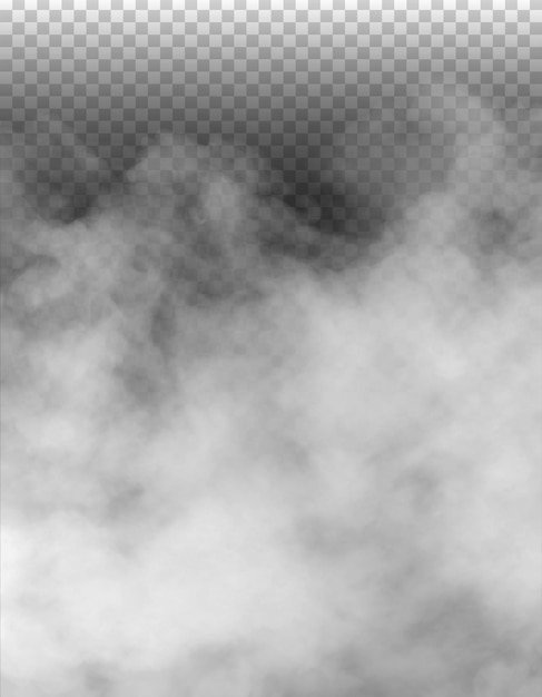 PSD Nebel oder Rauch isoliert durchsichtiger Hintergrund Weiße Trübung Nebel Smog Staubdampf PNG