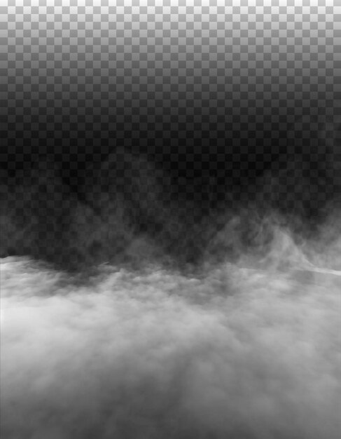 Psd nebel oder rauch isoliert durchsichtiger hintergrund weiße trübung nebel smog staubdampf png