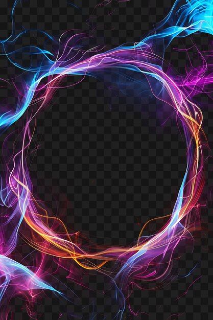 PSD psd neon frame e design inspirado em jogos para uma experiência visual impressionante y2k formas brilhantes