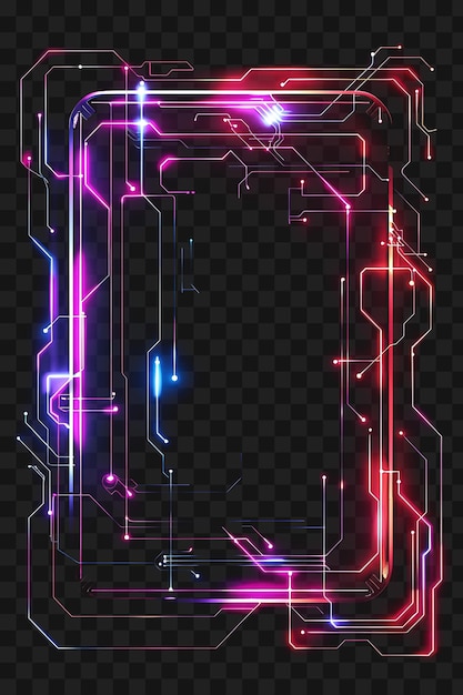 PSD psd neon signage glow effect y diseños inspirados en cyberpunk para el diseño dinámico de collage y2k