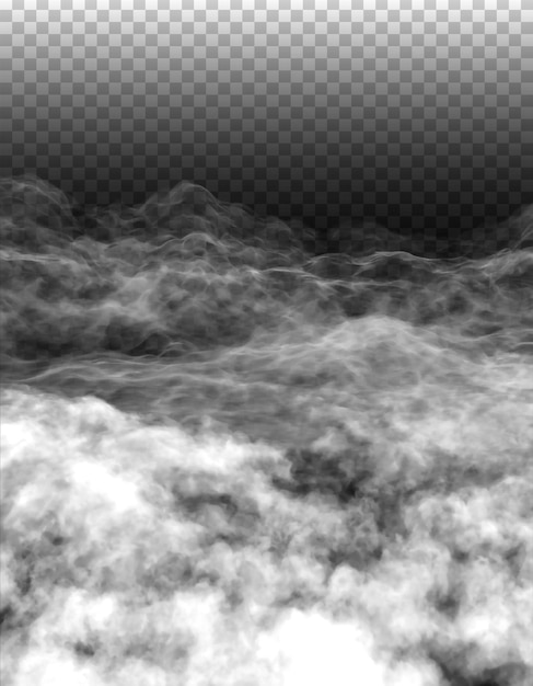 PSD psd névoa ou fumaça isolado fundo transparente nobreza branca névoa ou smog png