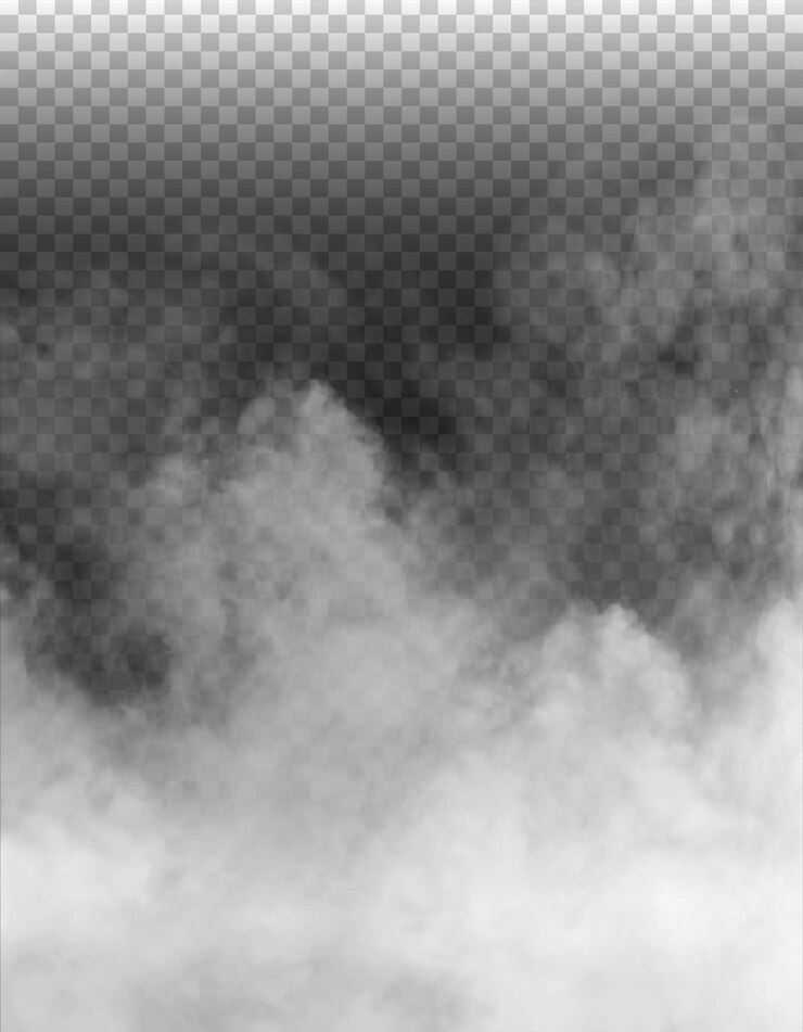 PSD psd niebla o humo aislado fondo transparente nube blanca niebla smog vapor de polvo png