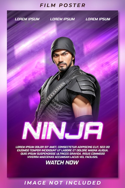 PSD-Ninja-Spielfilmplakat