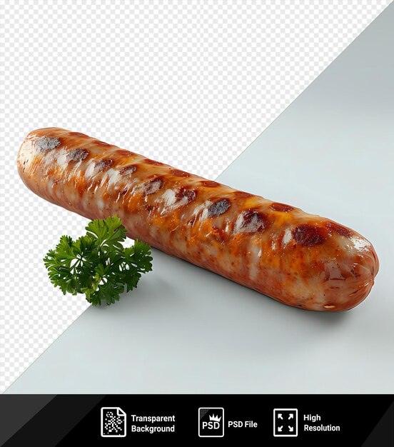 Psd Nockwurst Et Persil Sur Un Fond Transparent Png