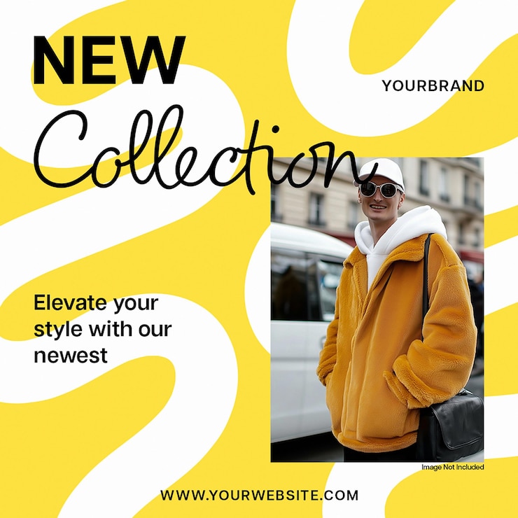 PSD psd nueva colección de moda diseño atemporal para redes sociales e instagram plantilla de publicación
