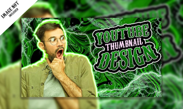 PSD nueva revisión de videojuego con efecto de brillo moderno miniatura del canal de youtube y banner web psd premium