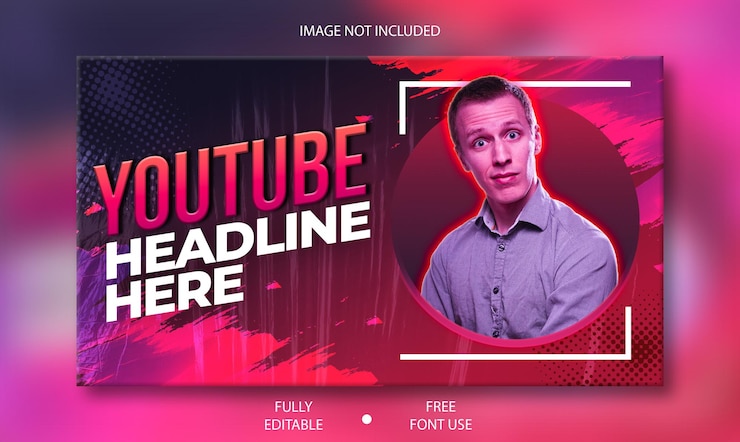 PSD nueva revisión de videojuegos con efecto de brillo moderno miniatura del canal de youtube y banner web premium psd te