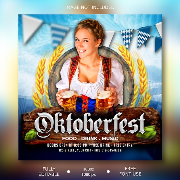 PSD-Oktoberfest-Social-Media-Promotion-Quadrat-Banner-Vorlage