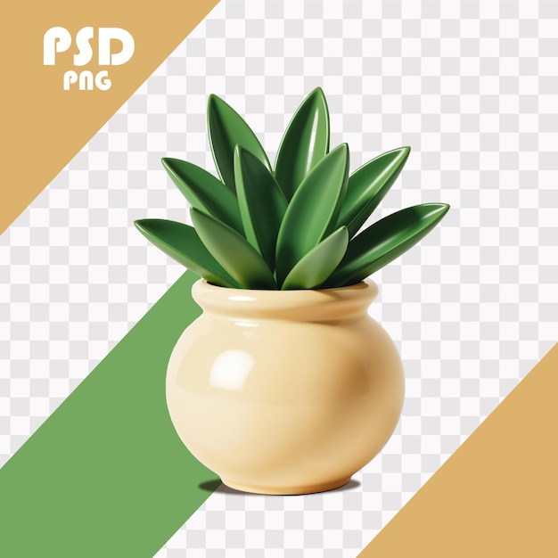 PSd olla de plantas para interior o exterior png con fondo transparente y aislado