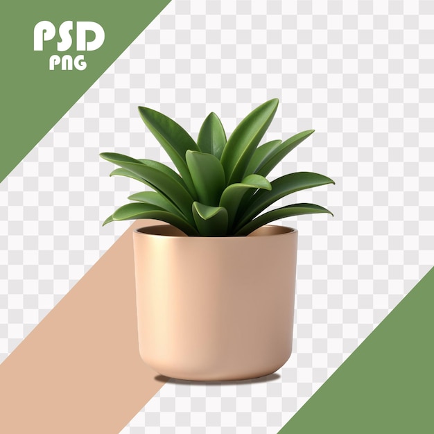 PSd olla de plantas para interior o exterior png con fondo transparente y aislado