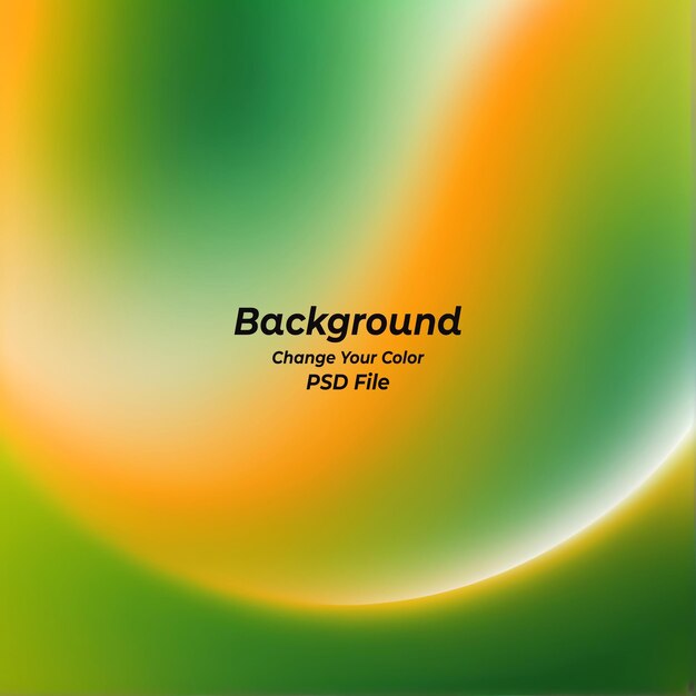 Psd orange weiße grüne farben körniger gradient hintergrund verschwommenes geräusch textur-effekt