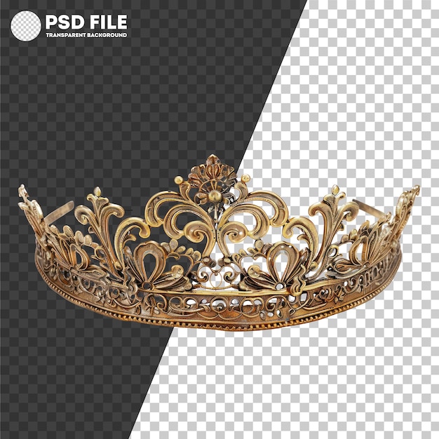 PSD Orne une couronne royale en or