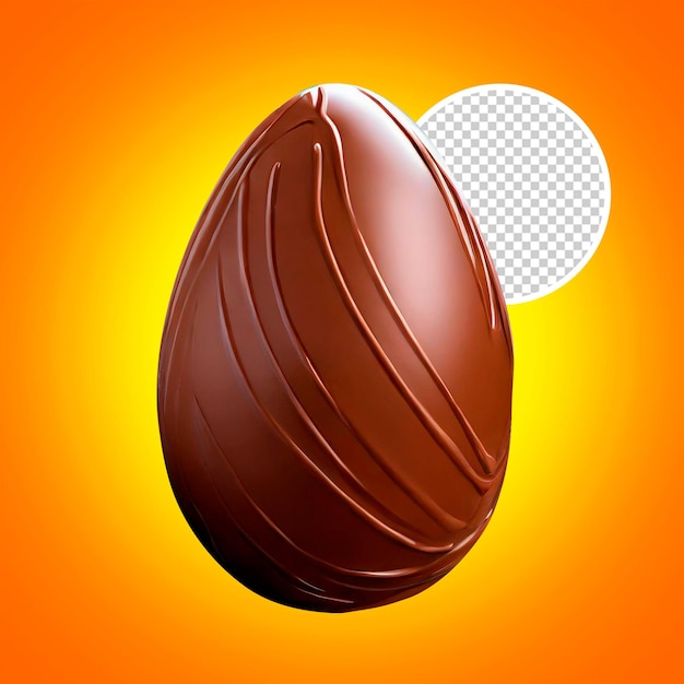 PSD psd ovo de chocolat délicieux fond transparent