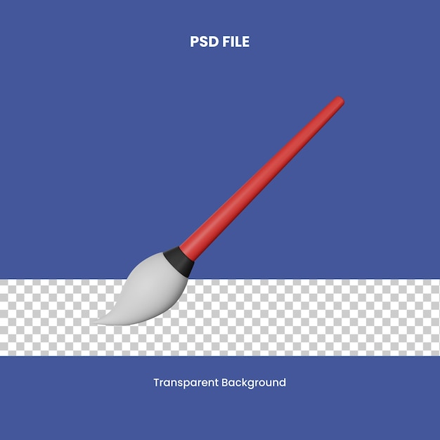 PSD psd paint brush 3d-ikonen-illustration