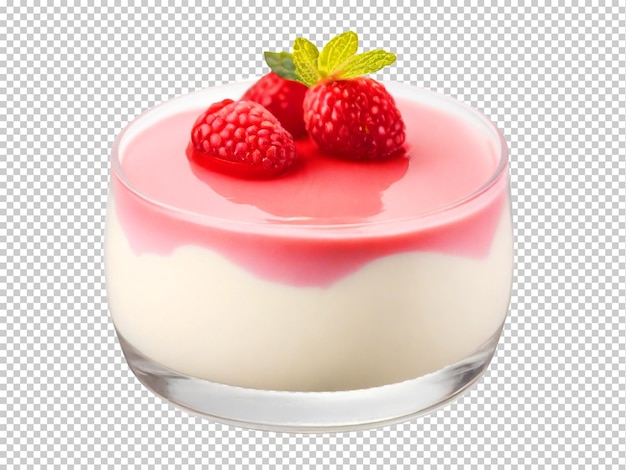 PSD psd panna cotta png auf einem durchsichtigen hintergrund