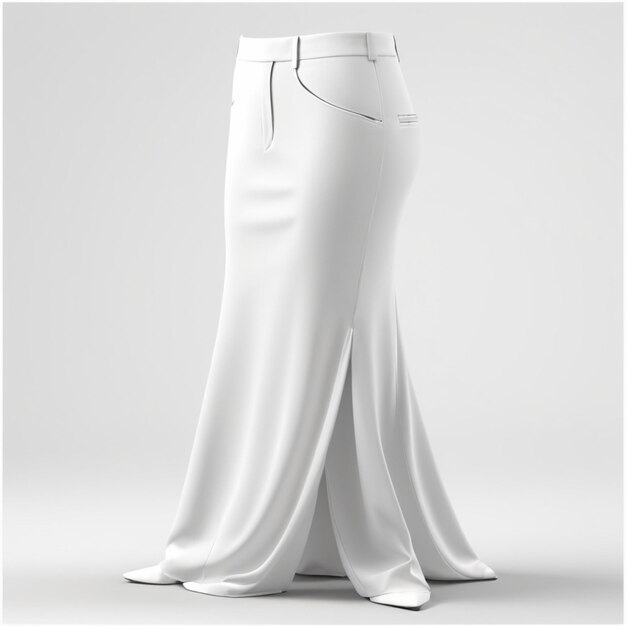 Psd De Pantalon Blanc Sur Fond Blanc