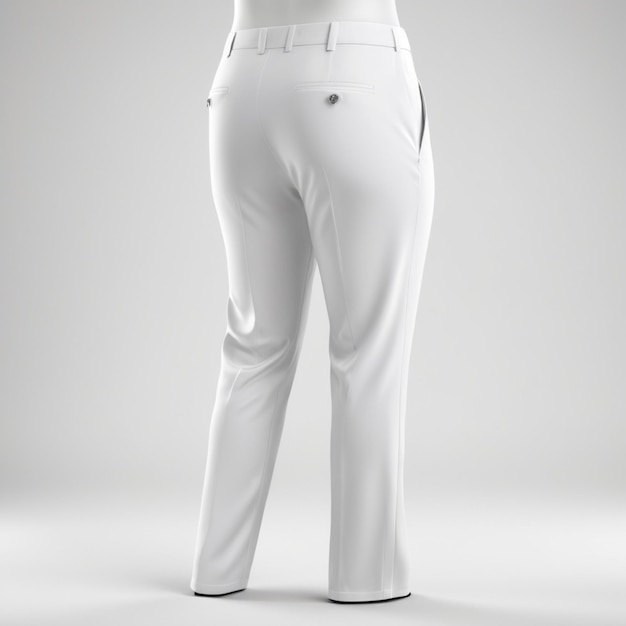 Psd De Pantalon Blanc Sur Fond Blanc