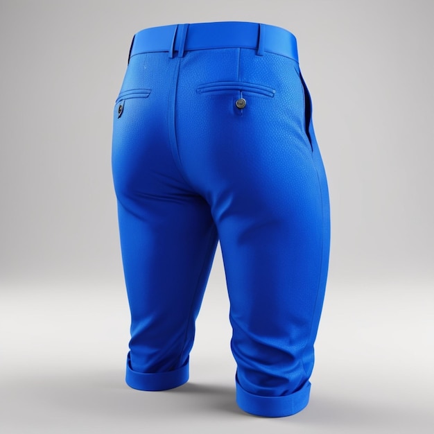 PSD psd de pantalones azules sobre un fondo blanco
