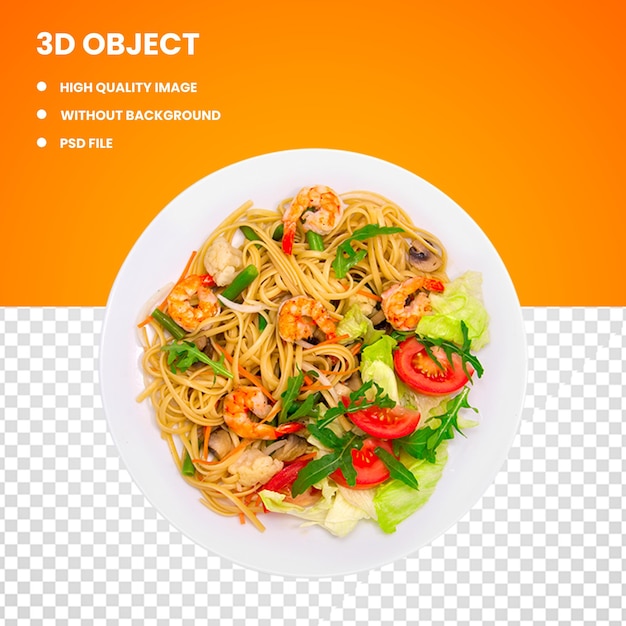 PSD-Pasta-Perfektion in Keramikplatte