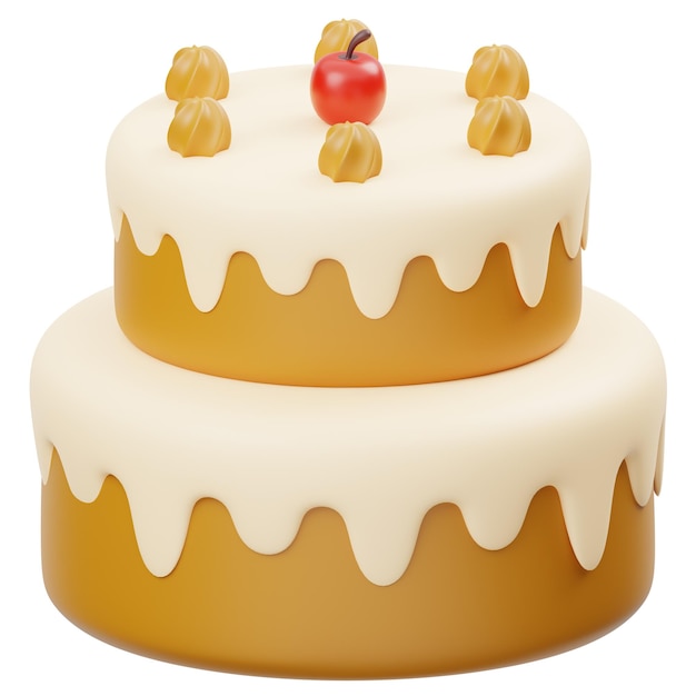 PSD un pastel de cumpleaños