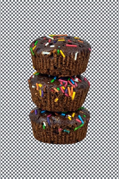 PSD pastel de frutas aislado sobre un fondo transparente