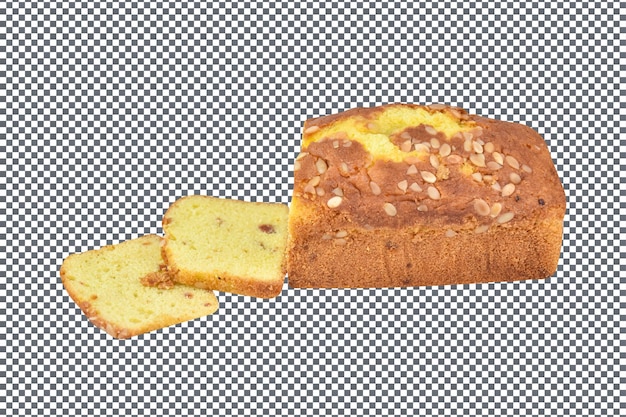 PSD pastel de frutas aislado sobre un fondo transparente