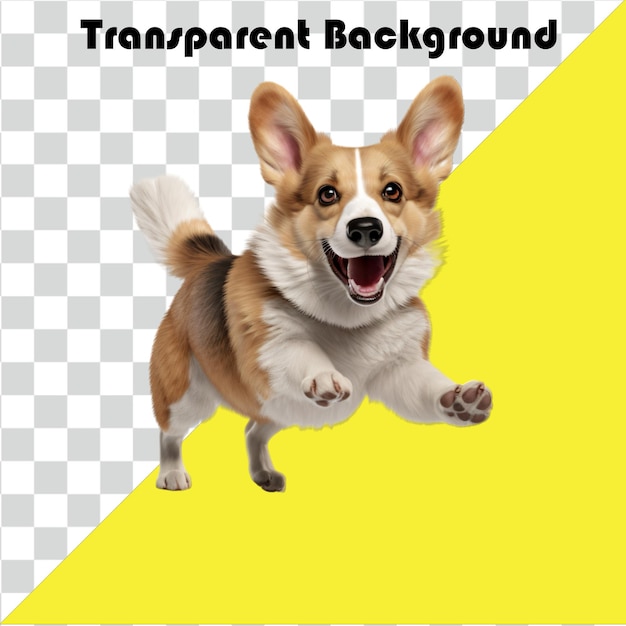 Psd perro transparente