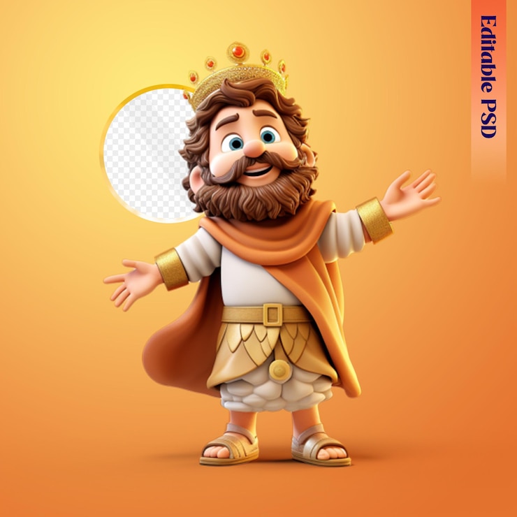 PSD psd personajes animados de king