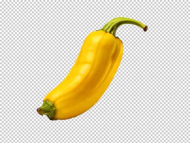 Psd pimienta de plátano png en un fondo transparente