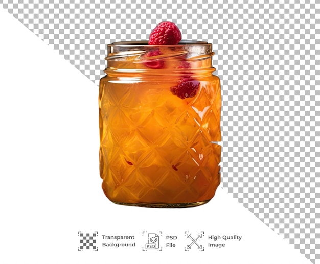 PSD Pineapple Jam isolato su uno sfondo trasparente