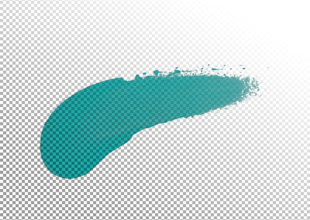 PSD-Pinselstrich in Schädlingsfarbe auf transparentem Hintergrund