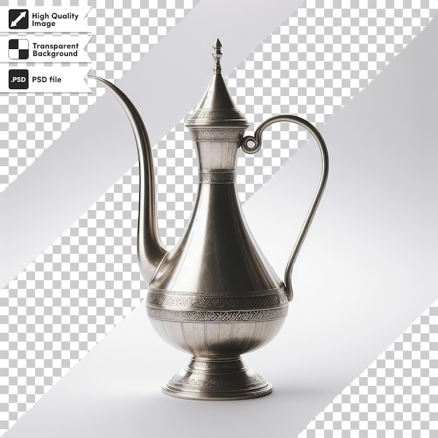 PSD Plata Aftabeh Persian Toilet Wash Jug Decorativo Antiguo Raro Qajar Jar de Agua Ewer Pitche de bronce