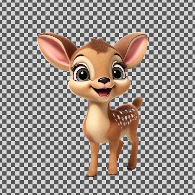 PSD psd png de um cervo 3d muito bonito