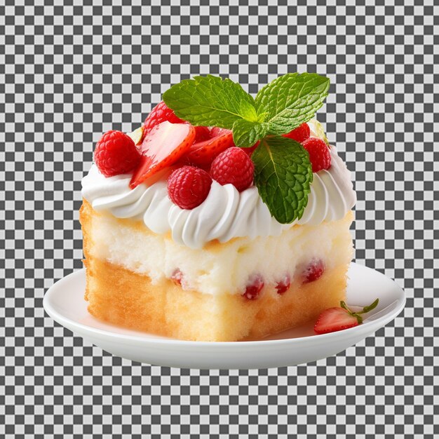 PSD psd png de um doce bolo de fondante decorado