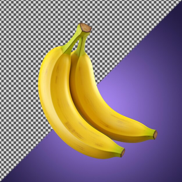 Psd png einer bananen