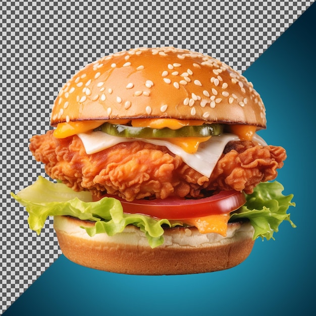 PSD psd png d'un hamburger spécial