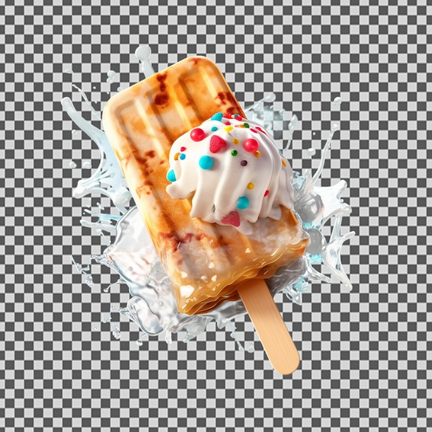 PSD psd png de un helado frío