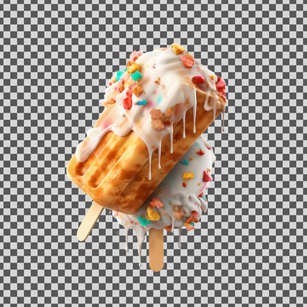 PSD psd png de un helado frío