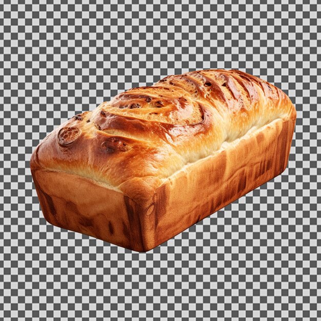 Psd png de un pan de granos antiguos recién horneado