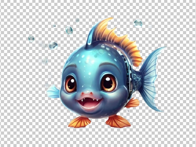 PSD psd d'un poisson doré très mignon