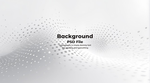 PSD polotónové bílé šedé pozadí, tečky, abstraktní bílé pozadí, textura, technologie