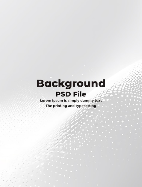 PSD polotónové bílé šedé pozadí, tečky, abstraktní bílé pozadí, textura, technologie