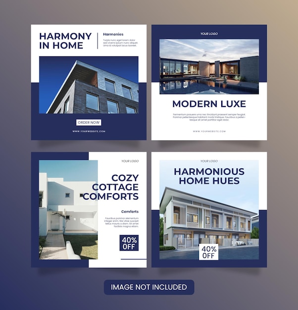 PSD Premium Home post sui social media